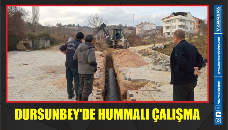 Dursunbey’deki kırsal mahalle yollarında