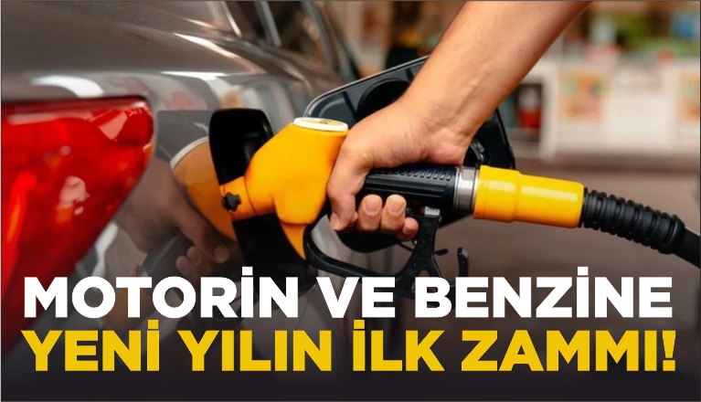 Benzine ve motorine zam