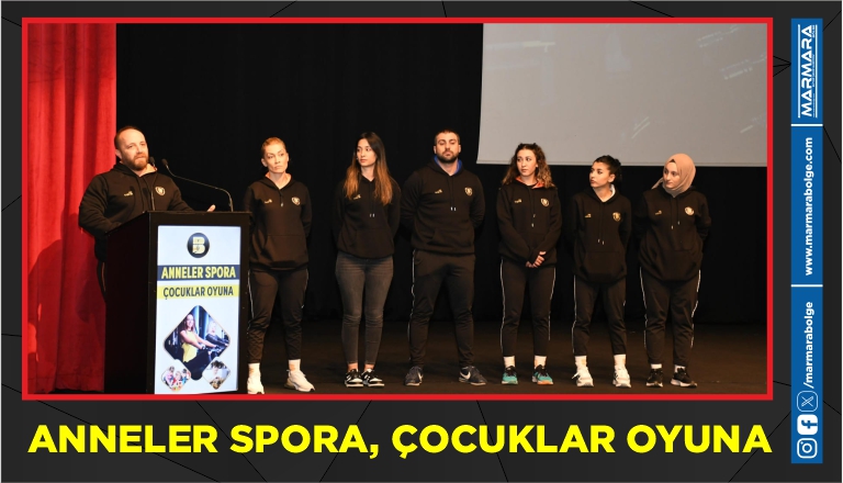 ANNELER SPORA, ÇOCUKLAR OYUNA