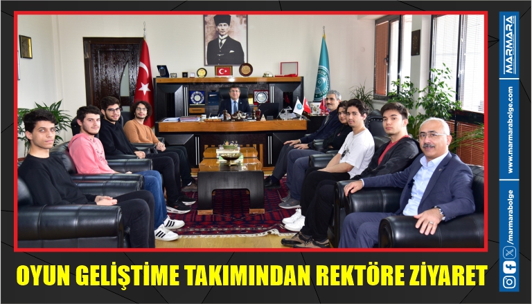 OYUN GELİŞTİME TAKIMINDAN REKTÖRE ZİYARET