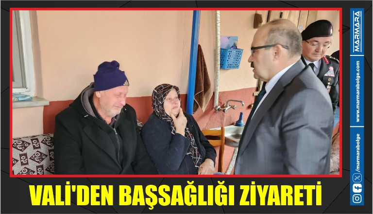 VALİ’DEN BAŞSAĞLIĞI ZİYARETİ