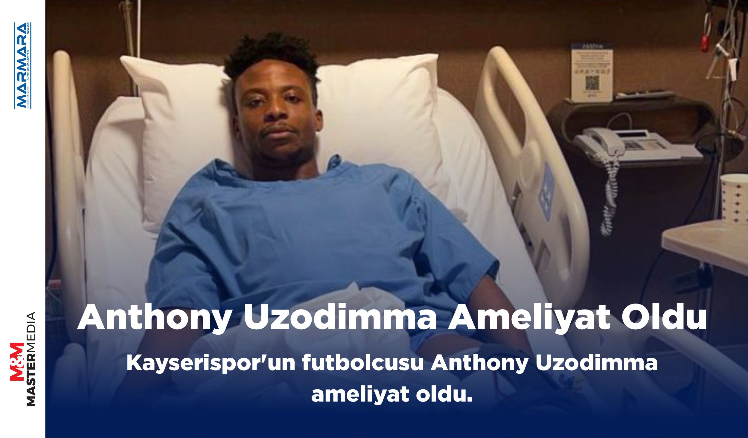 Kayserispor’un futbolcusu Anthony Uzodimma