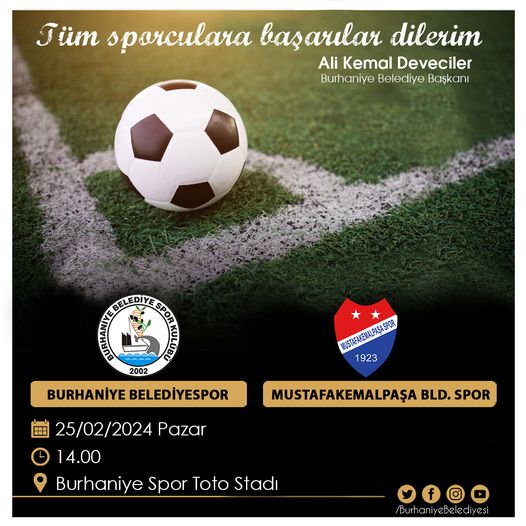 BURHANİYE BELEDİYESPOR 3 PUAN PEŞİNDE