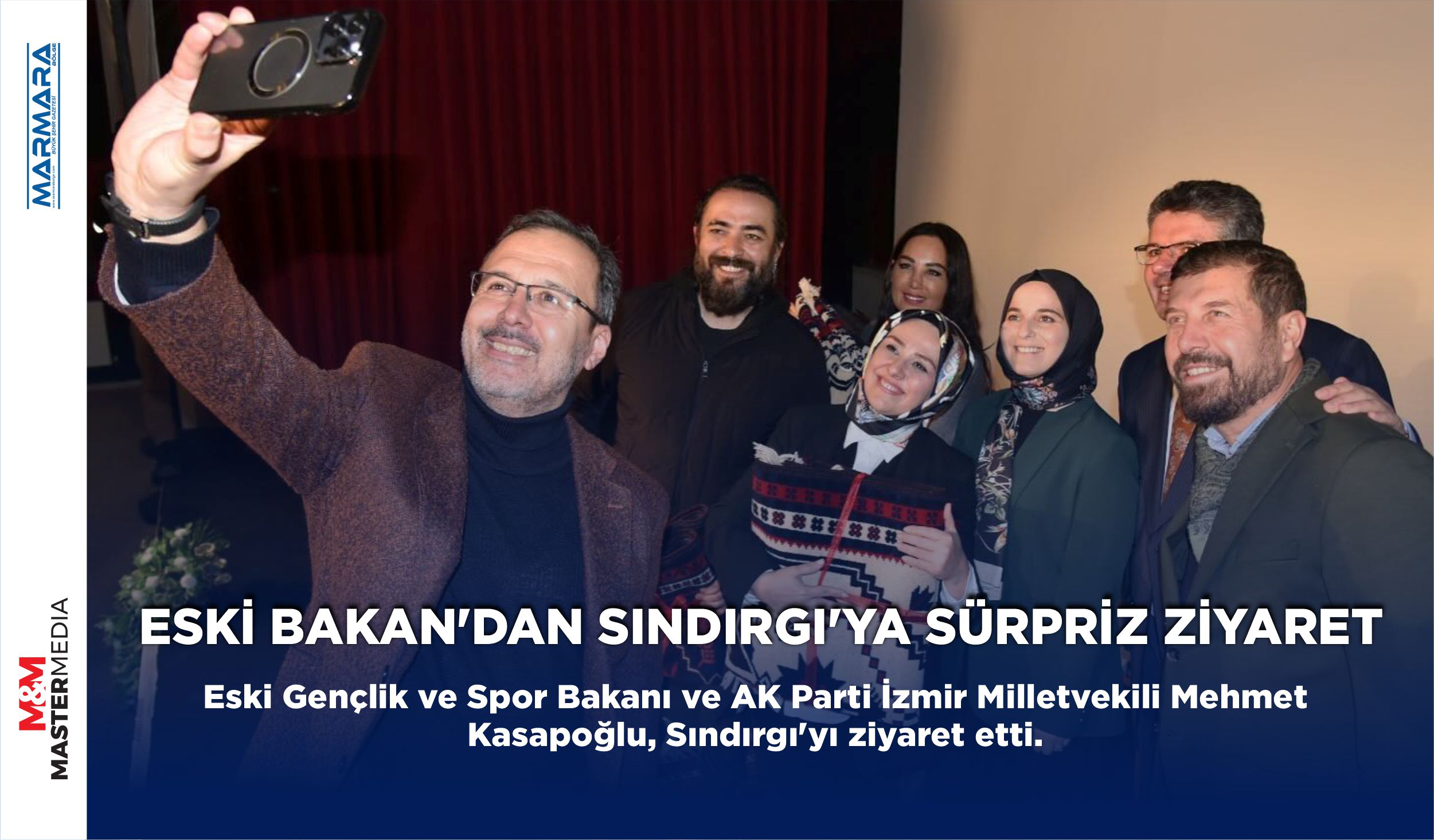 ESKİ BAKAN’DAN SINDIRGI’YA SÜRPRİZ ZİYARET