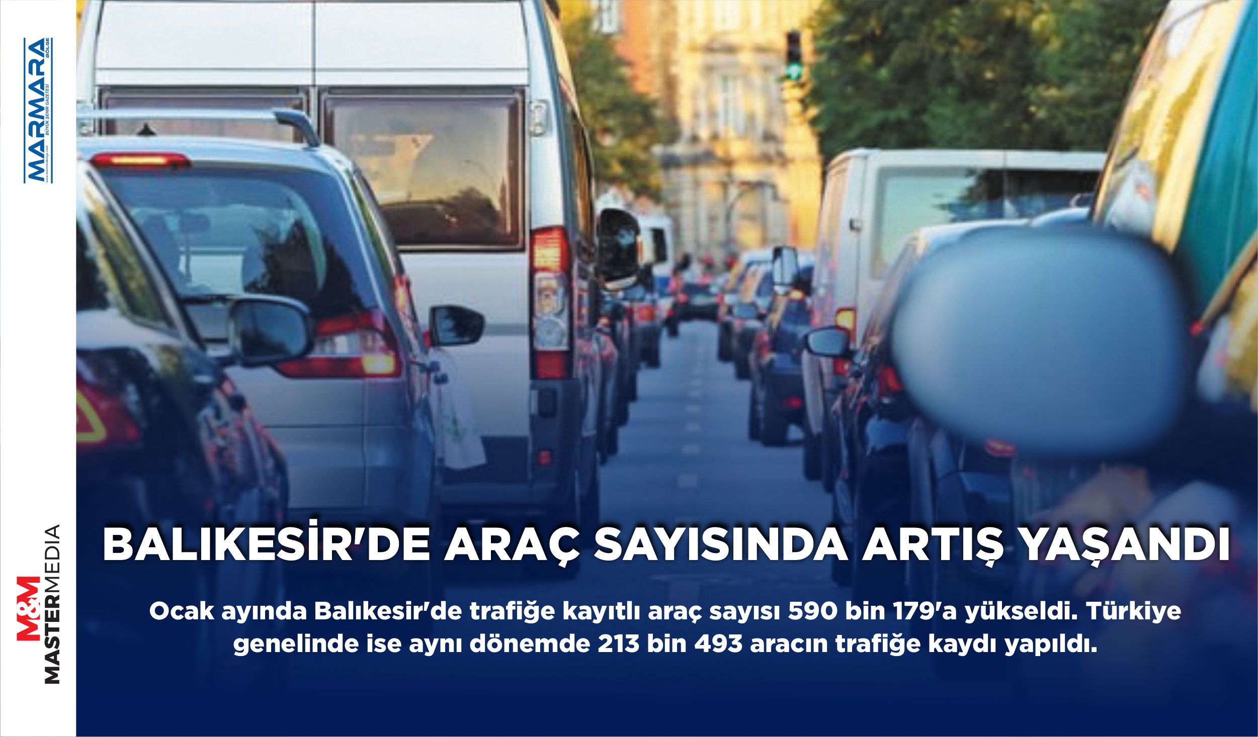 Ocak ayında Balıkesir'de trafiğe