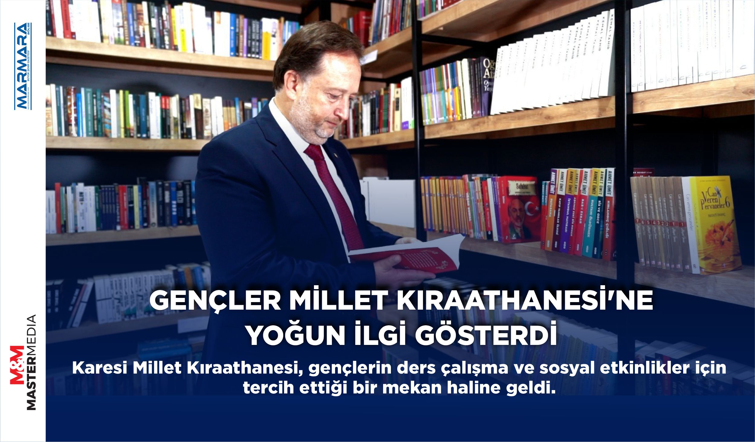 GENÇLER MİLLET KIRAATHANESİ’NE YOĞUN İLGİ GÖSTERDİ 