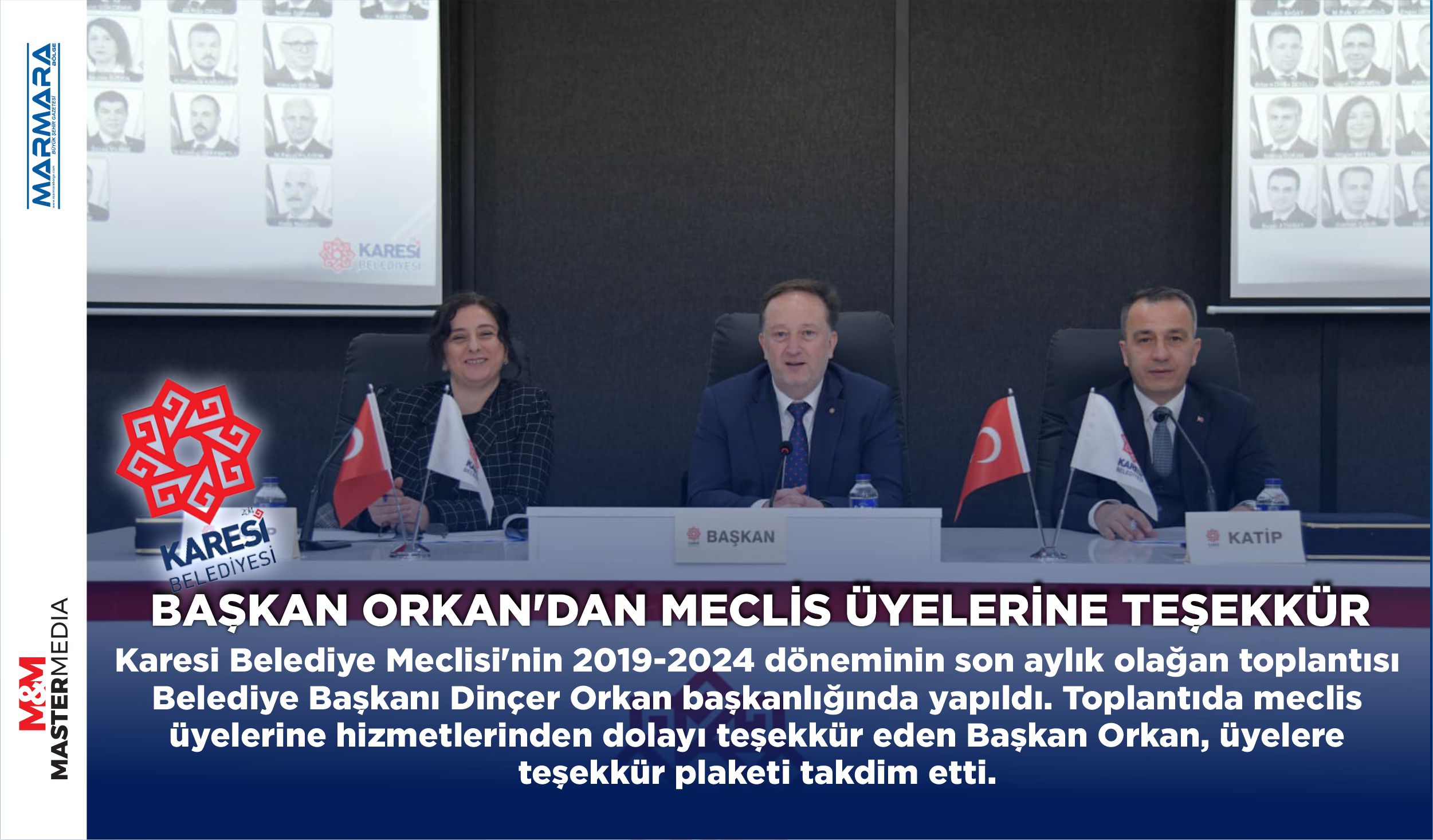 Karesi Belediye Meclisi’nin 2019-2024