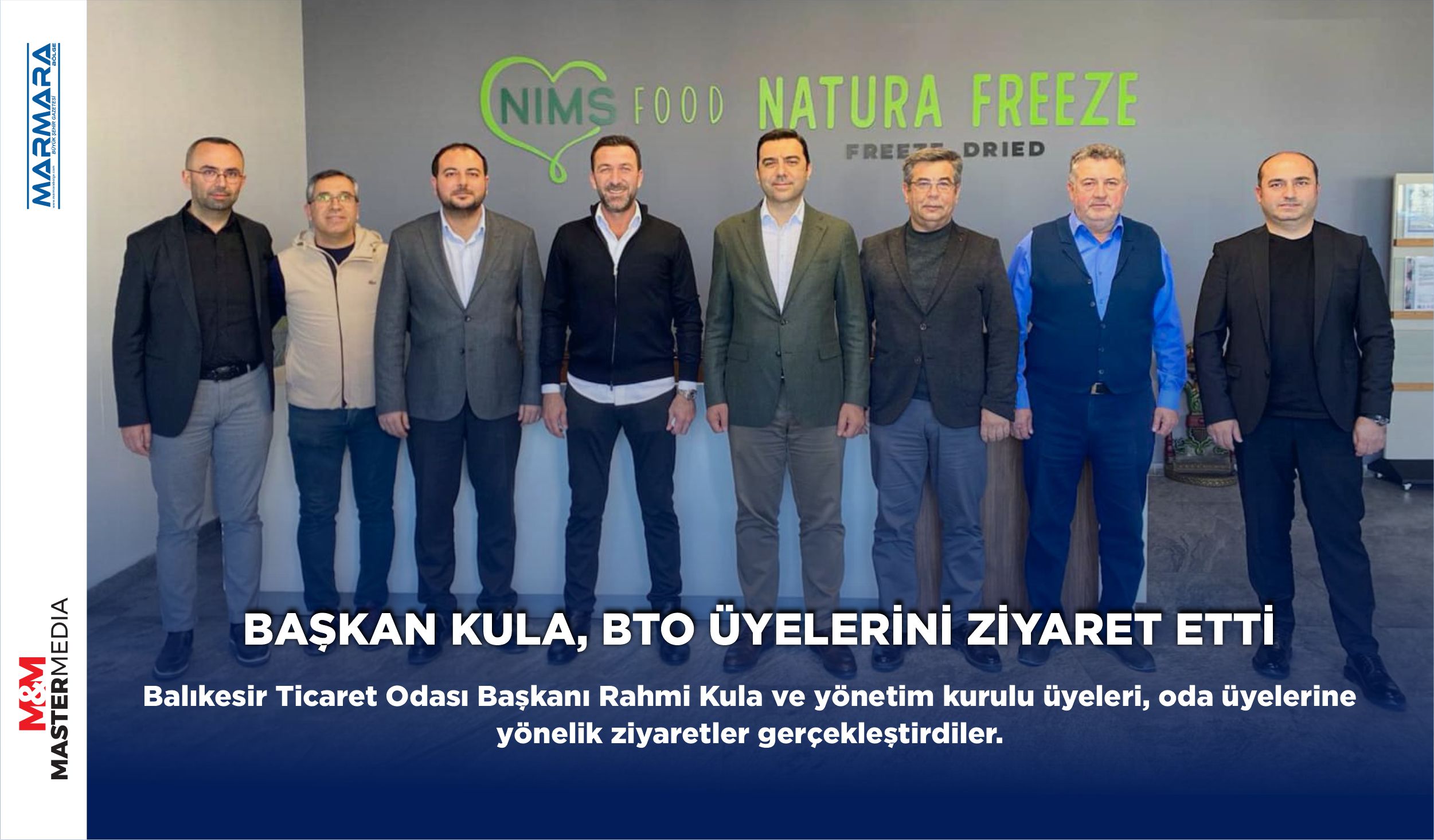 BAŞKAN KULA, BTO ÜYELERİNİ ZİYARET ETTİ