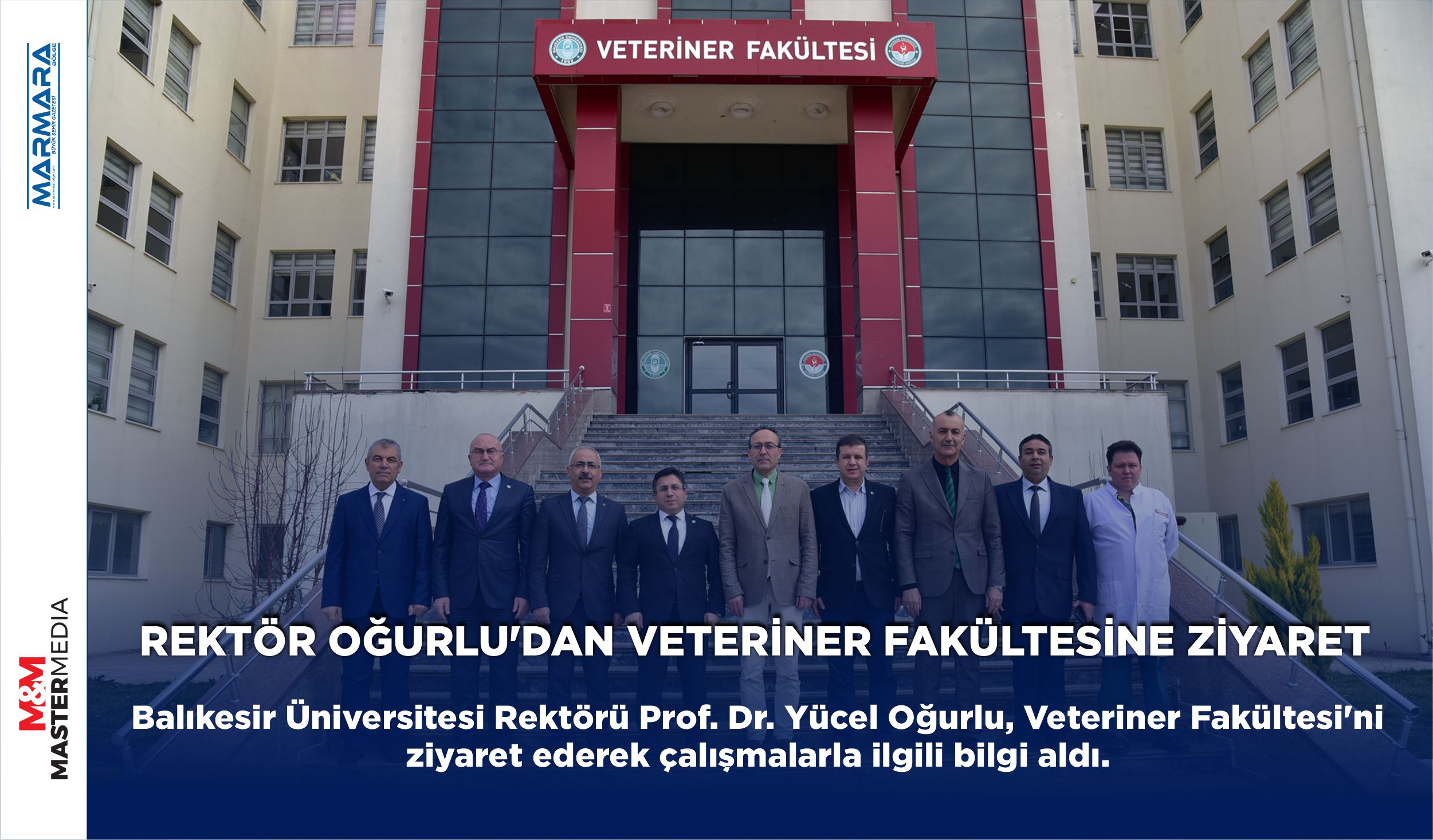 REKTÖR OĞURLU’DAN VETERİNER FAKÜLTESİNE ZİYARET