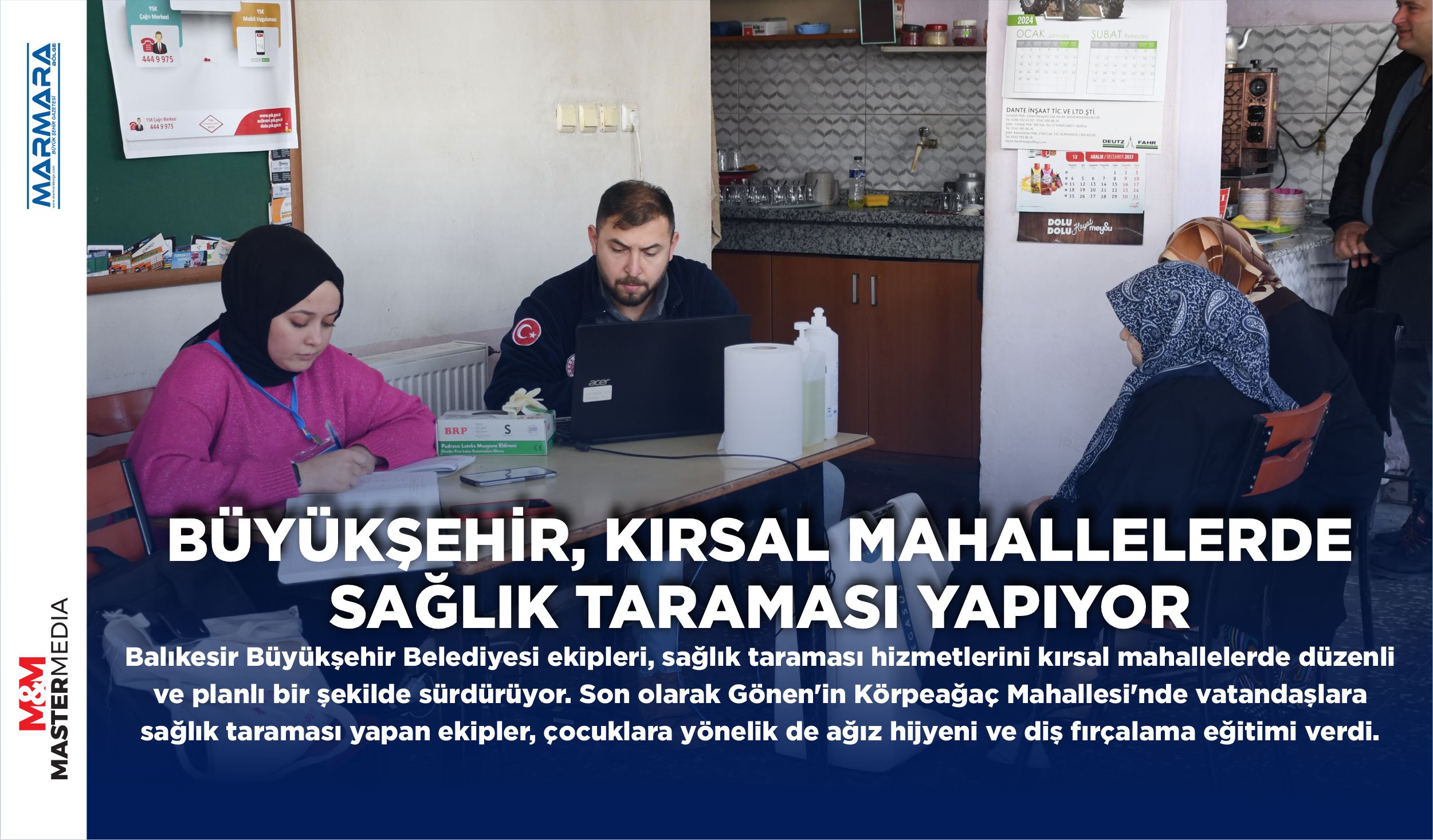 Balıkesir Büyükşehir Belediyesi ekipleri,