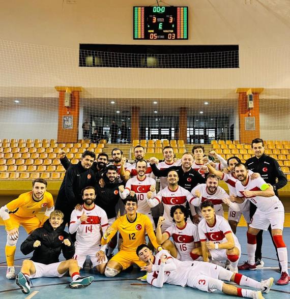 FUTSAL A MİLLİ TAKIMI, ÖZEL MAÇTA ANDORRA’YI 5-3 YENDİ