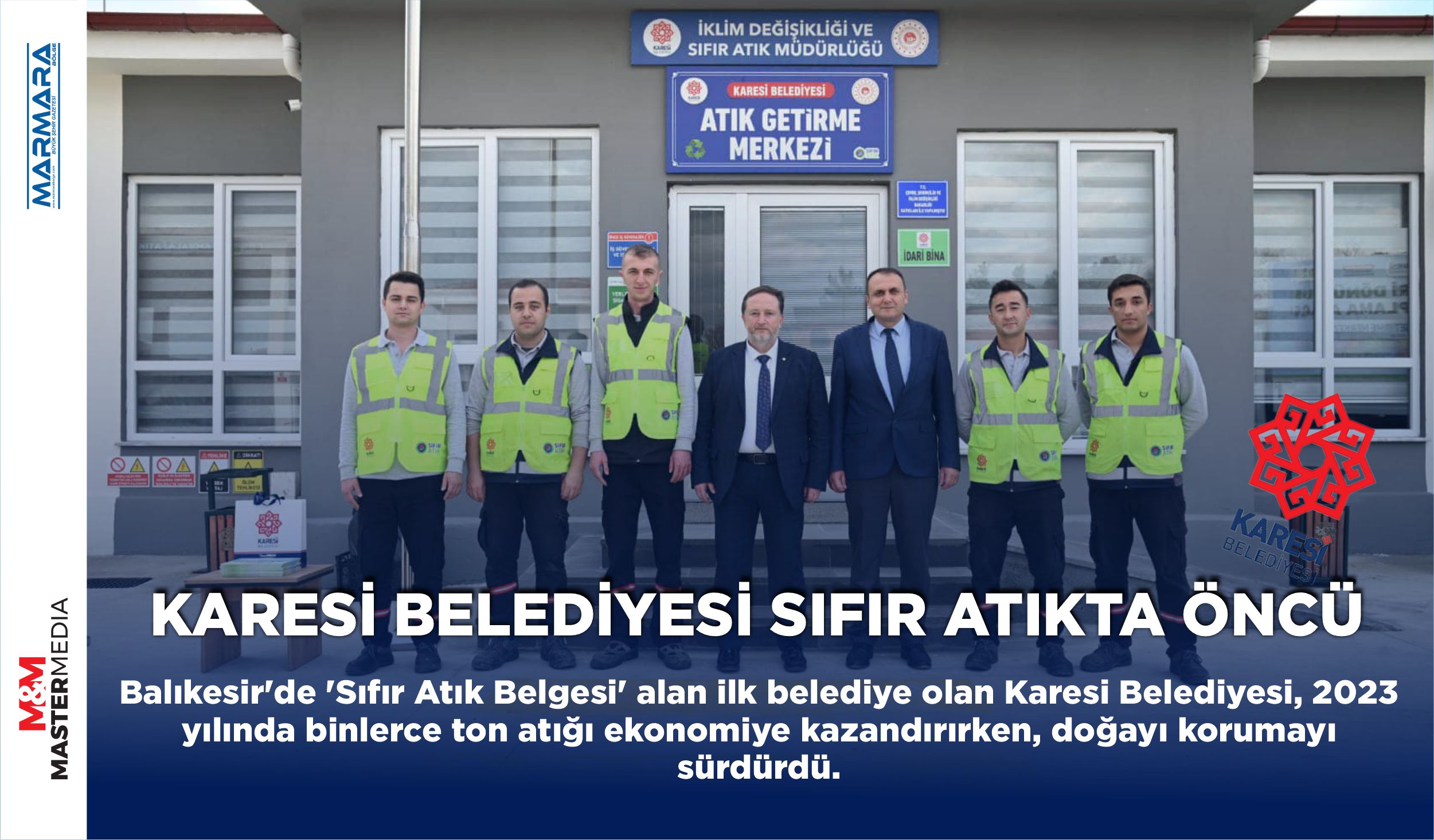 KARESİ BELEDİYESİ SIFIR ATIKTA ÖNCÜ