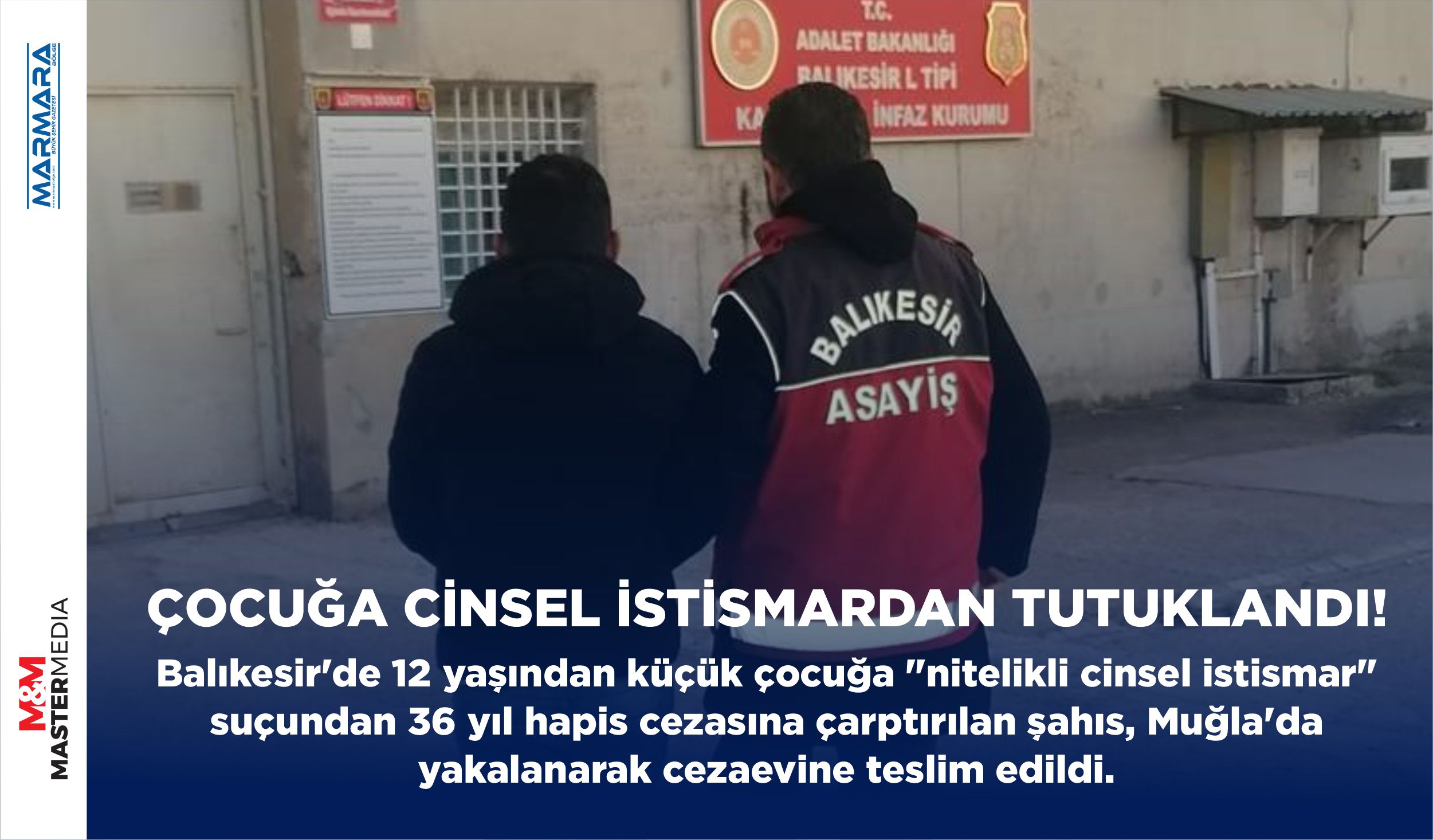 ÇOCUĞA CİNSEL İSTİSMARDAN TUTUKLANDI!