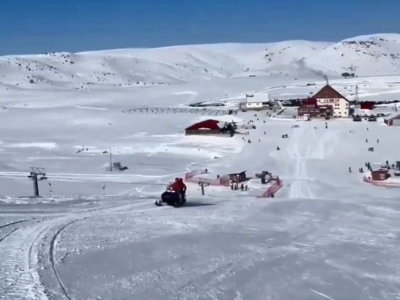 Bingöl Hesarek Kayak Merkezinde