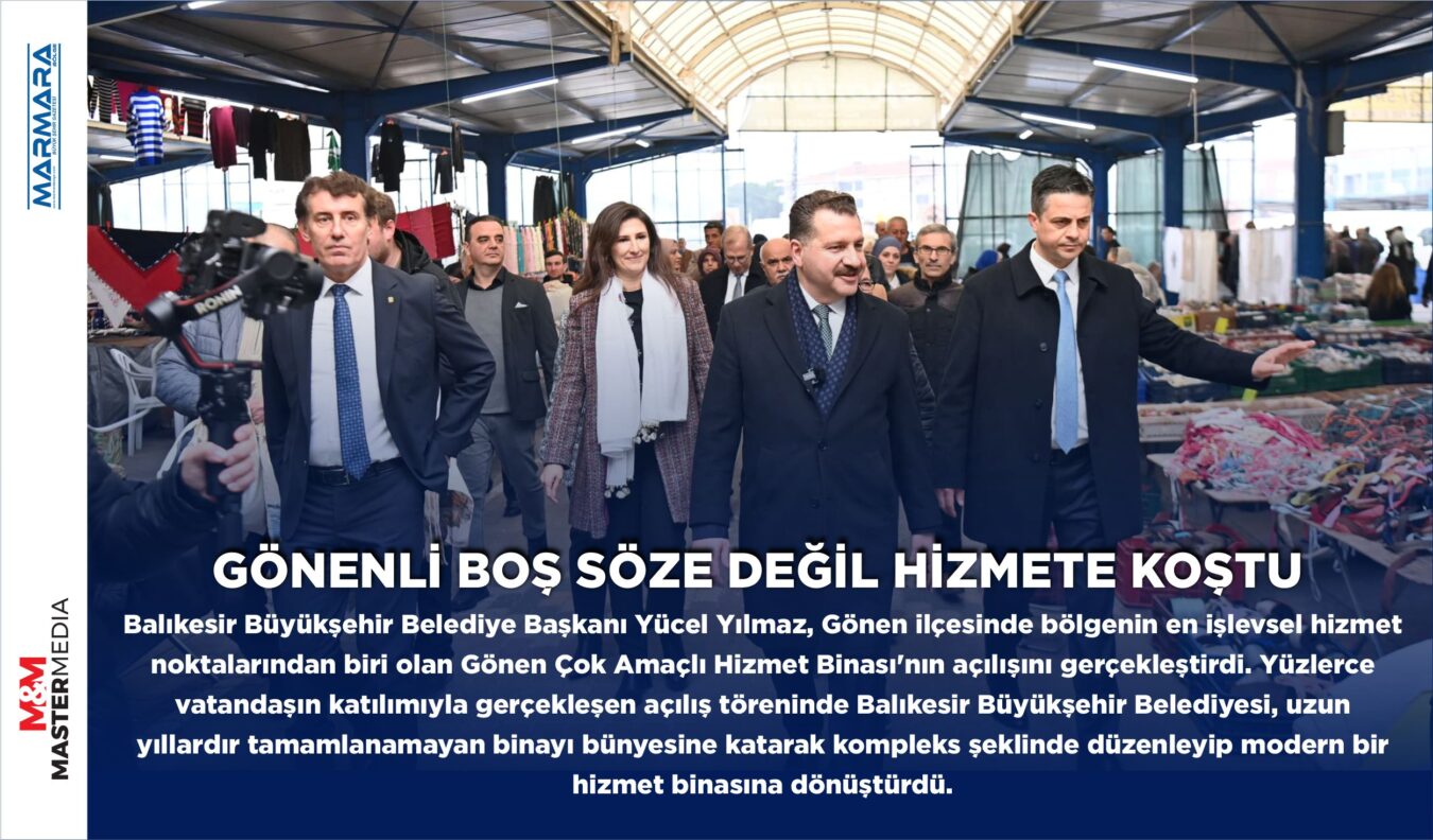 GÖNENLİ BOŞ SÖZE DEĞİL HİZMETE KOŞTU