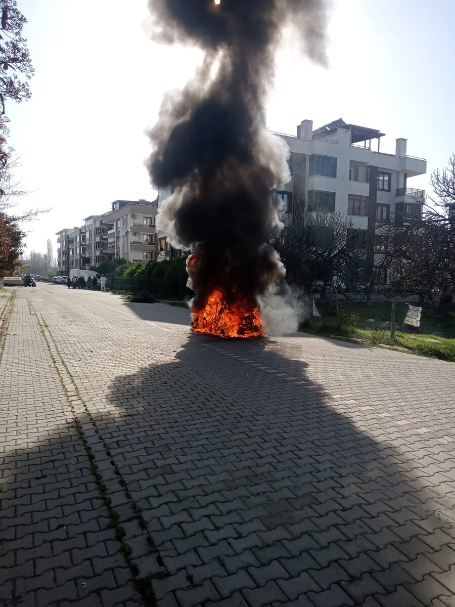 Edremit'in İkizçay Mahallesi'nde, bir