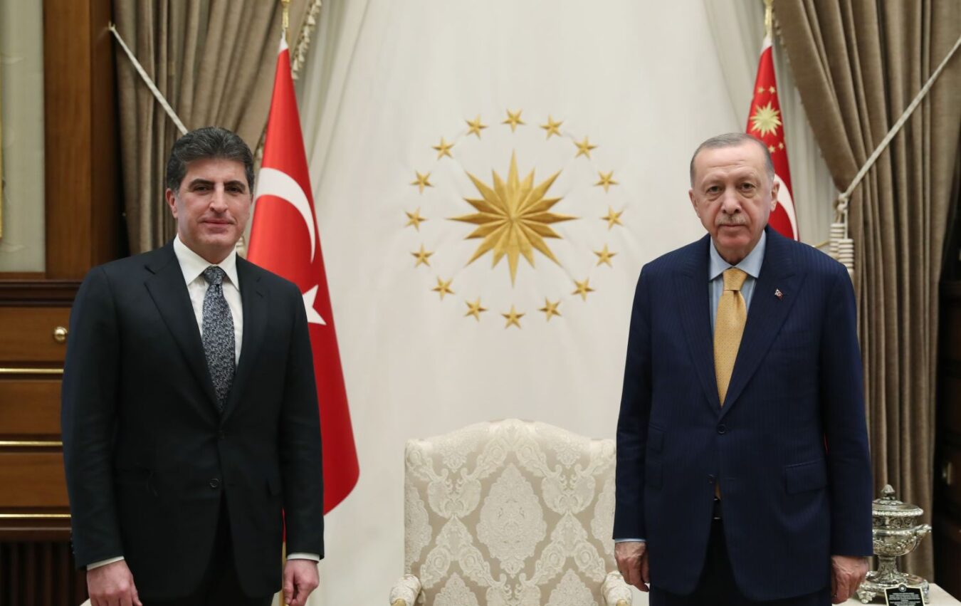 ERDOĞAN BARZANİ İLE GÖRÜŞTÜ