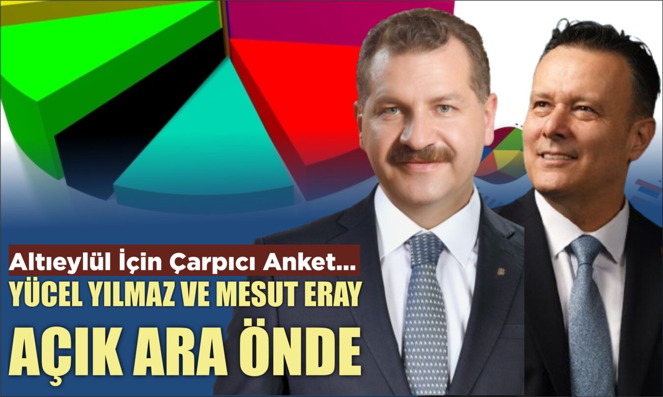 ALTIEYLÜL İÇİN ÇARPICI ANKET… YÜCEL YILMAZ VE MESUT ERAY AÇIK ARA ÖNDE