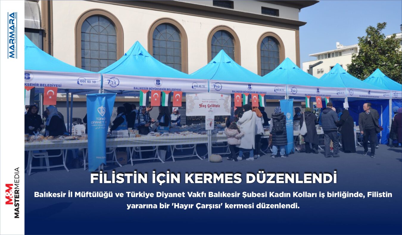 FİLİSTİN İÇİN KERMES DÜZENLENDİ