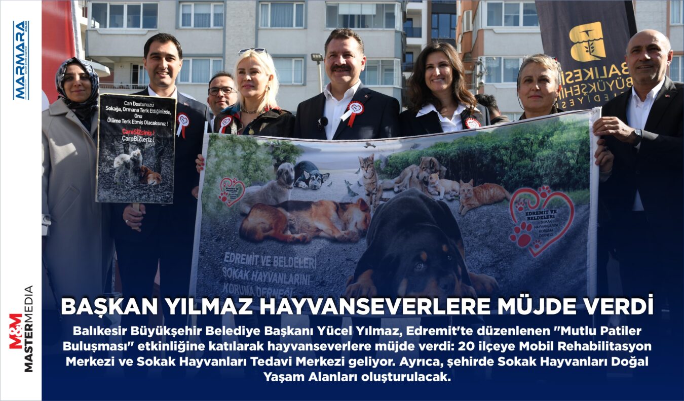 BAŞKAN YILMAZ HAYVANSEVERLERE MÜJDE VERDİ