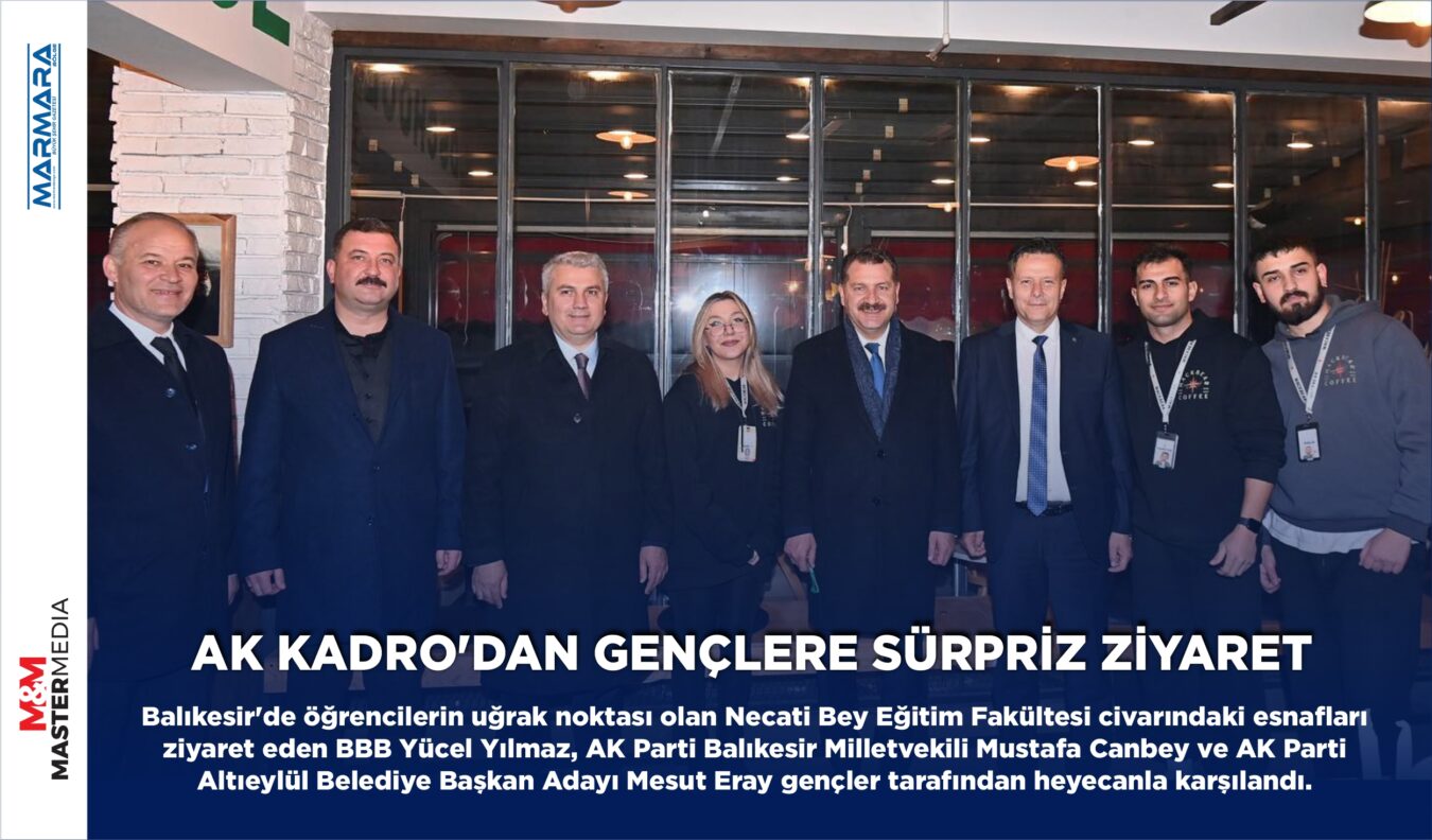 AK KADRO’DAN GENÇLERE SÜPRİZ ZİYARET