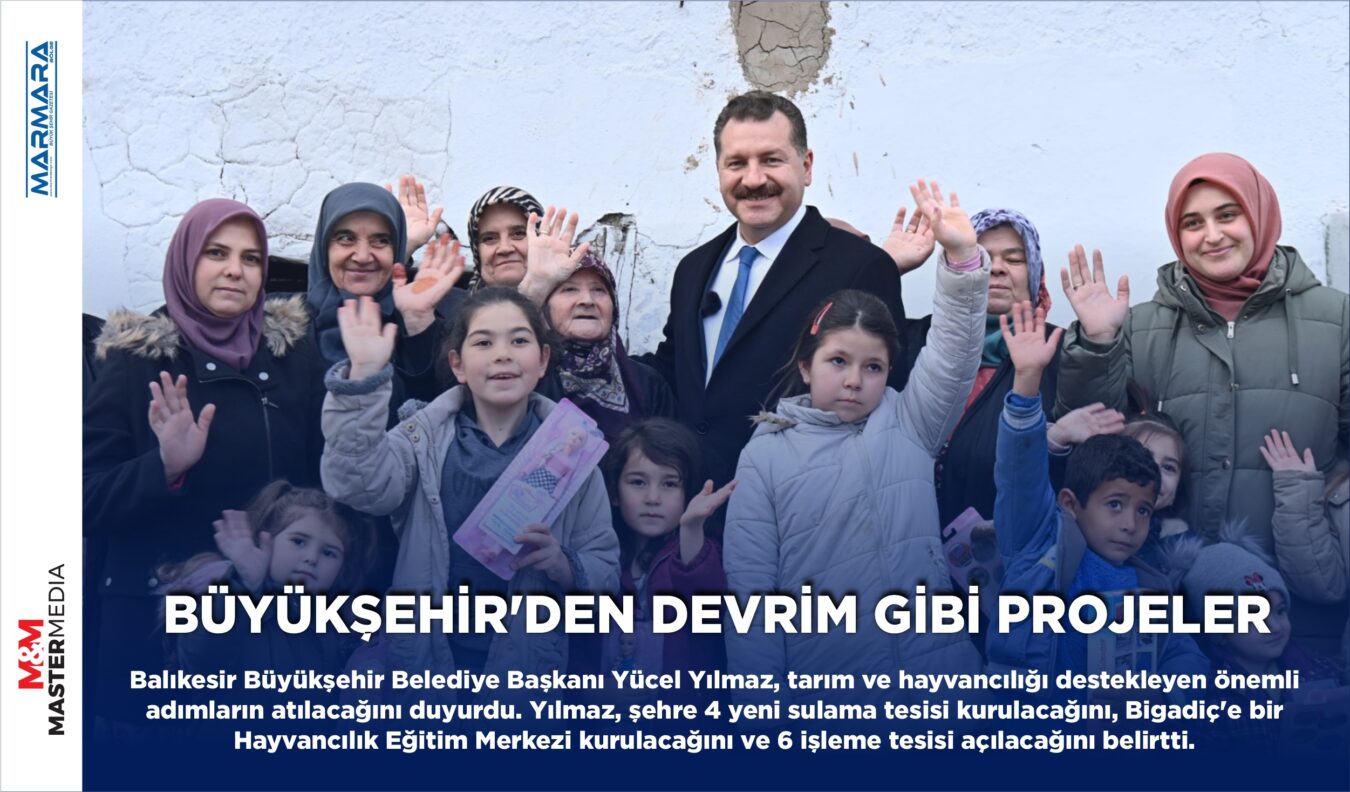 BÜYÜKŞEHİR’DEN DEVRİM GİBİ PROJELER