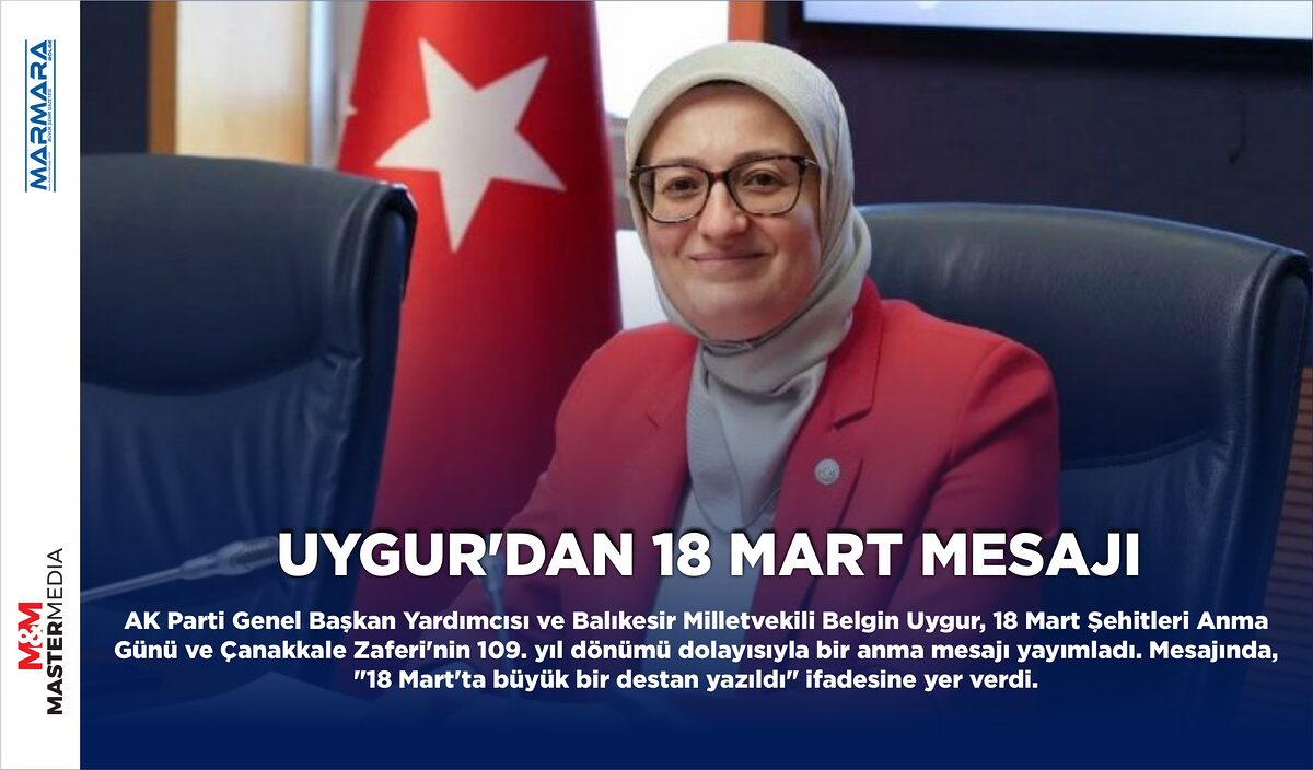 UYGUR’DAN 18 MART MESAJI