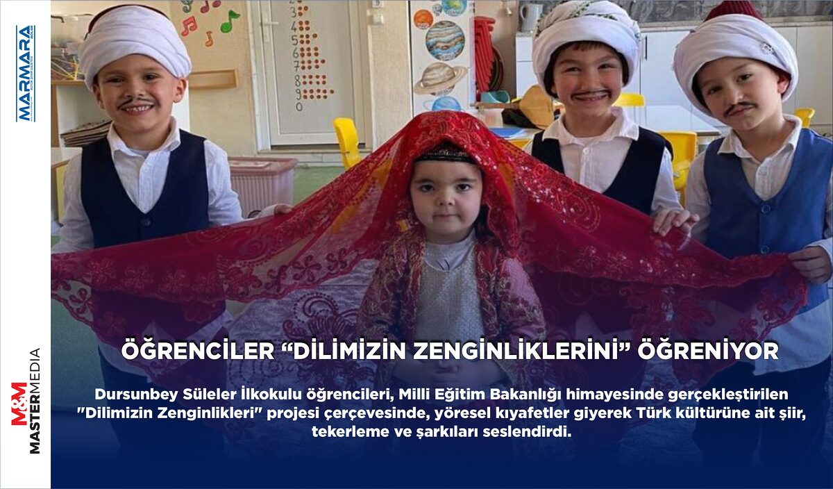 ÖĞRENCİLER “DİLİMİZİN ZENGİNLİKLERİNİ” ÖĞRENİYOR