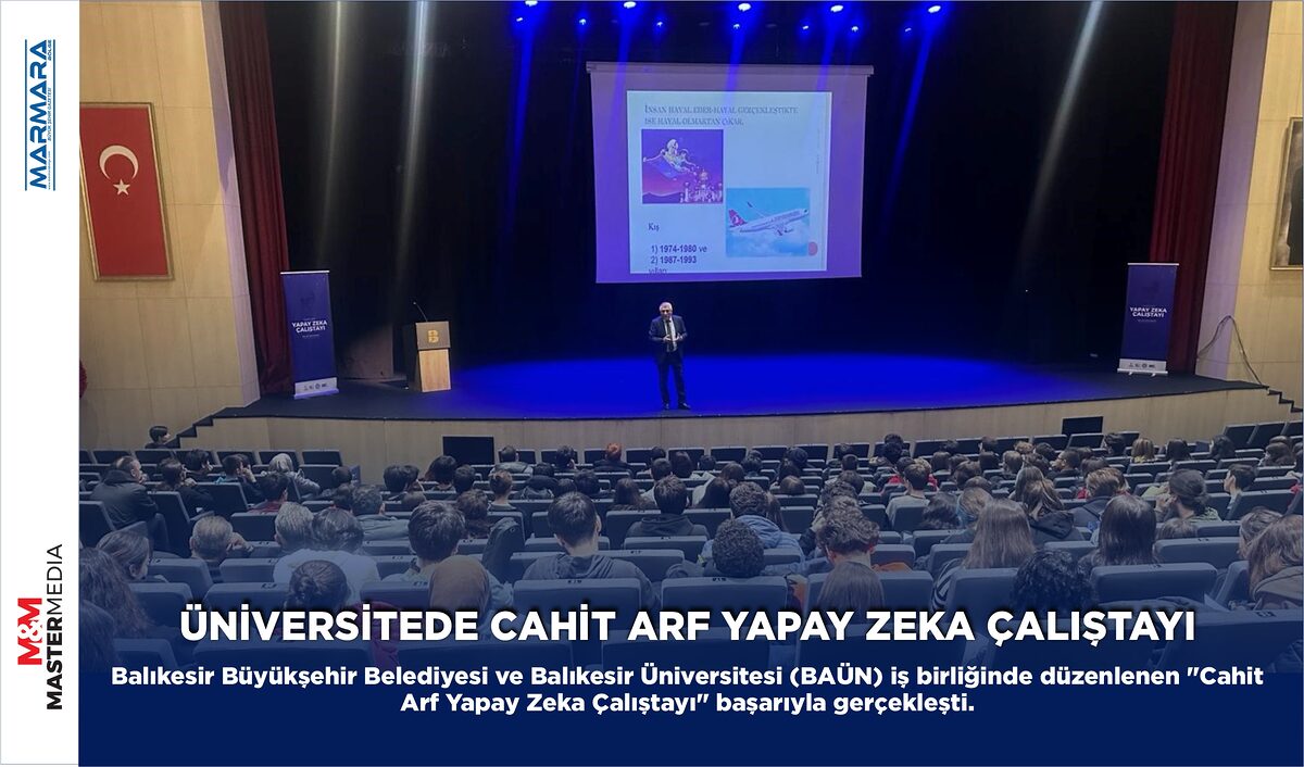 ÜNİVERSİTEDE CAHİT ARF YAPAY ZEKA ÇALIŞTAYI