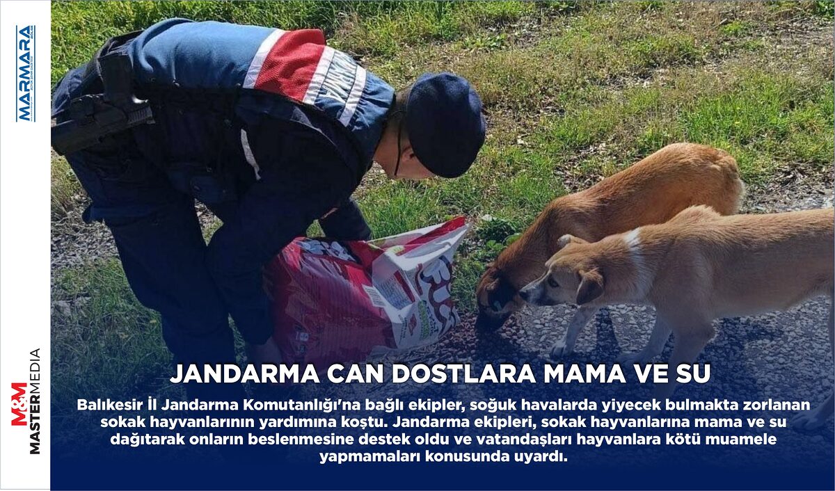 JANDARMA CAN DOSTLARA MAMA VE SU