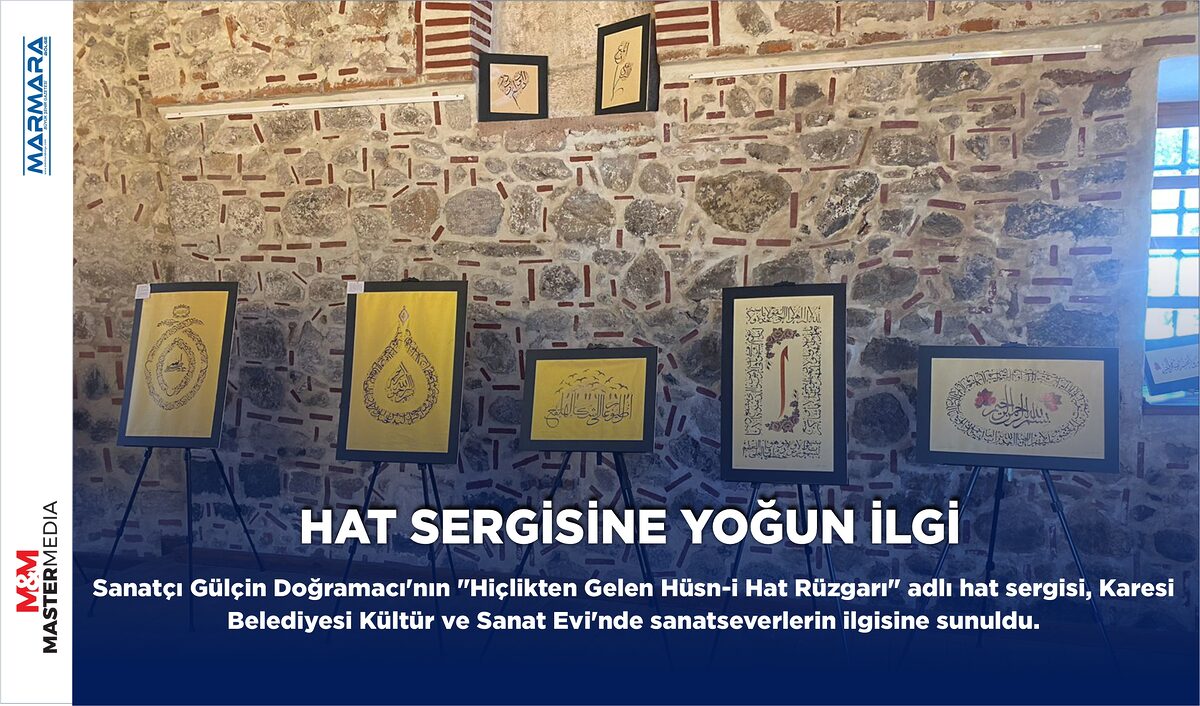 HAT SERGİSİNE YOĞUN İLGİ