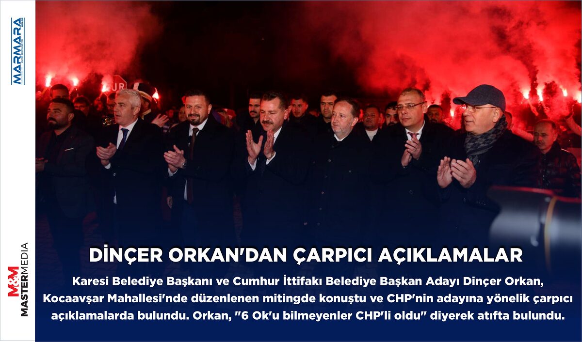 DİNÇER ORKAN’DAN ÇARPICI AÇIKLAMALAR