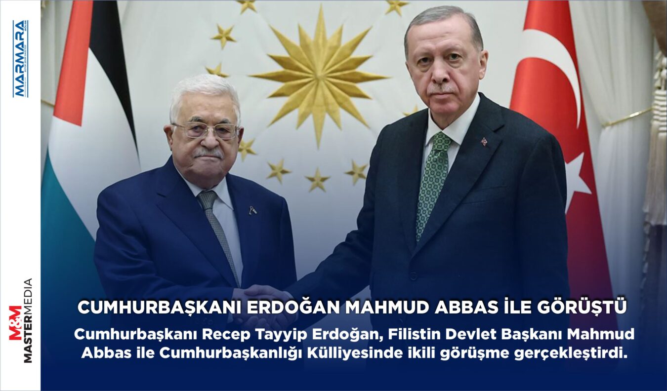 CUMHURBAŞKANI ERDOĞAN MAHMUD ABBAS İLE GÖRÜŞTÜ