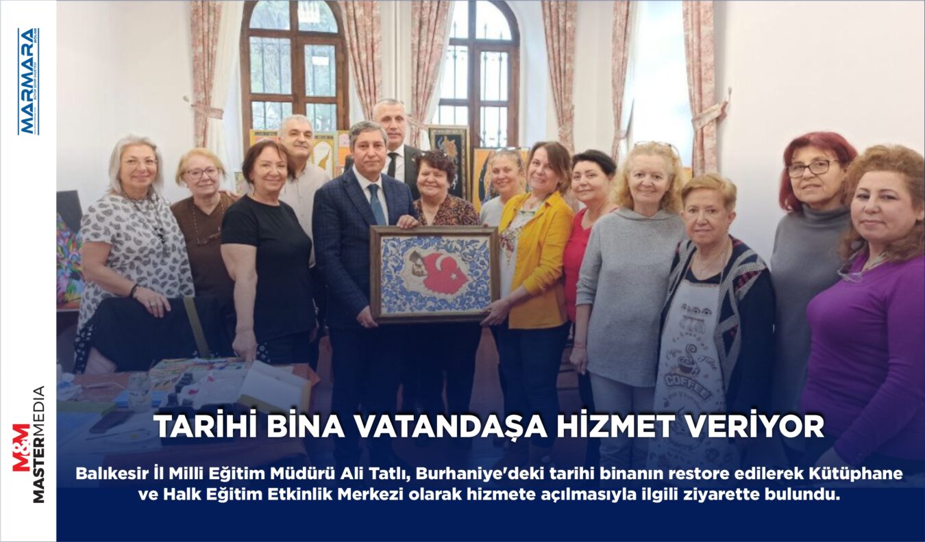 TARİHİ BİNA VATANDAŞA HİZMET VERİYOR