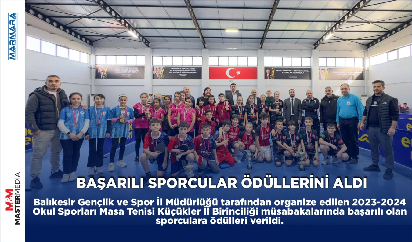 BAŞARILI SPORCULAR ÖDÜLLERİNİ ALDI