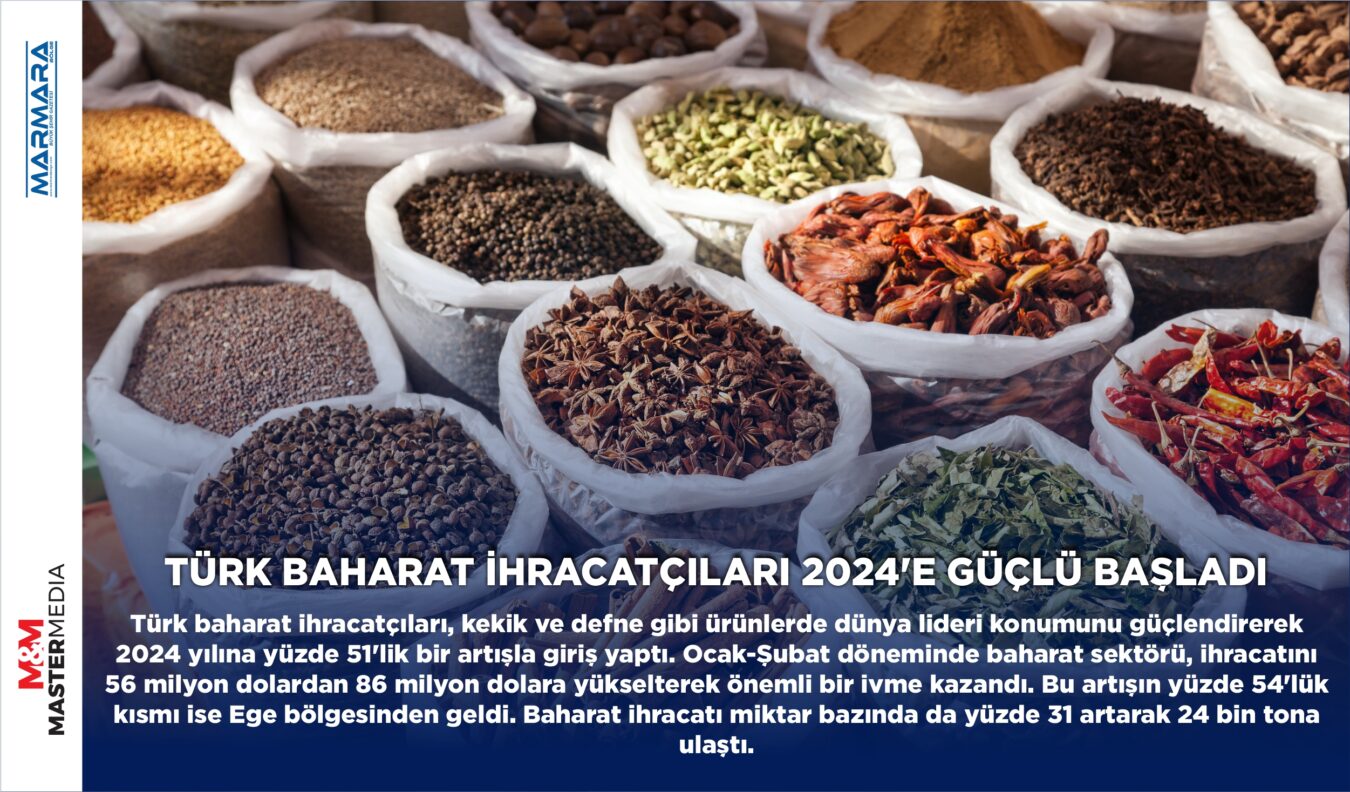 TÜRK BAHARAT İHRACATÇILARI 2024’E GÜÇLÜ BAŞLADI