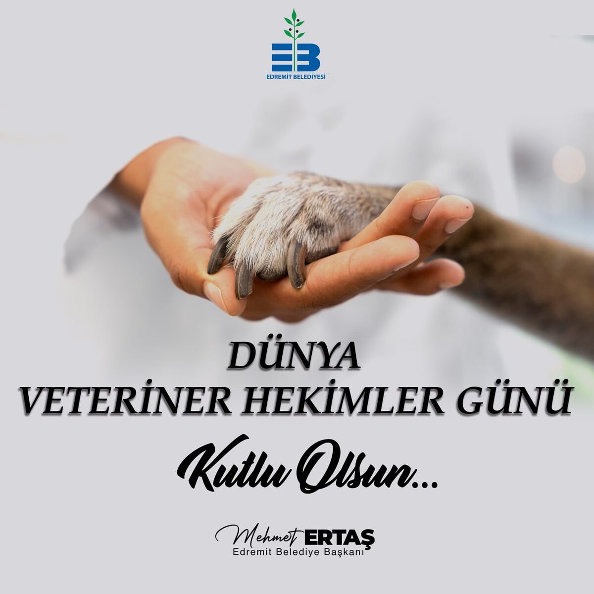 BAŞKAN ERTAŞ VETERİNERLERİ UNUTMADI