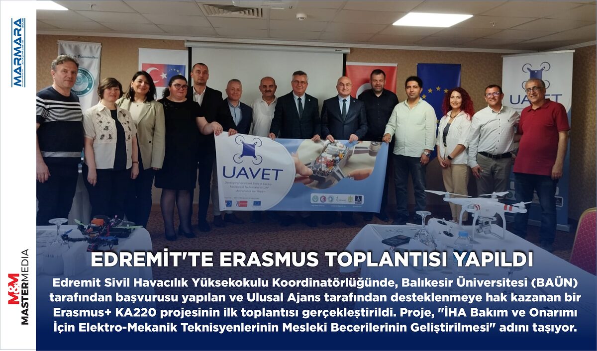 EDREMİT’TE ERASMUS TOPLANTISI YAPILDI