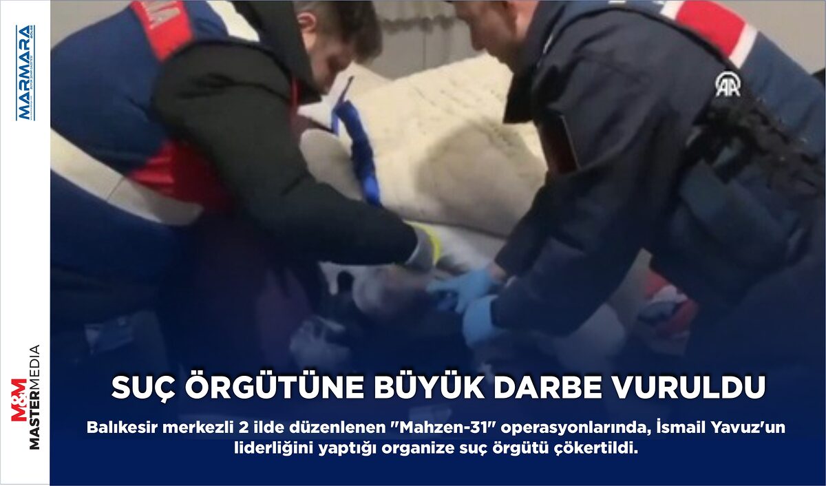 SUÇ ÖRGÜTÜNE BÜYÜK DARBE VURULDU