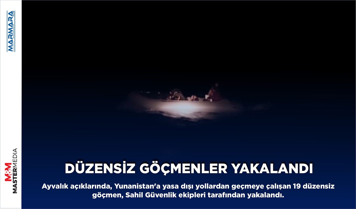 DÜZENSİZ GÖÇMENLER YAKALANDI