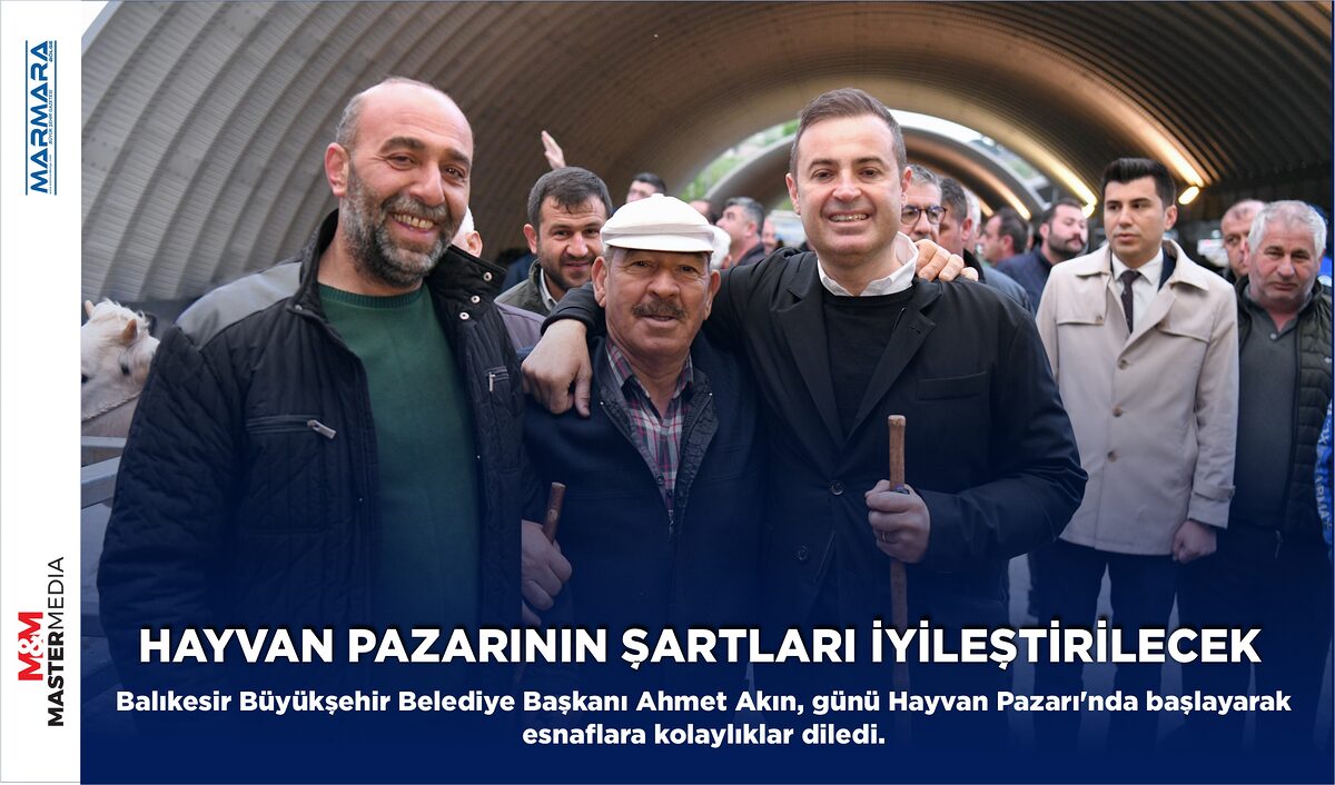 HAYVAN PAZARININ ŞARTLARI İYİLEŞTİRİLECEK