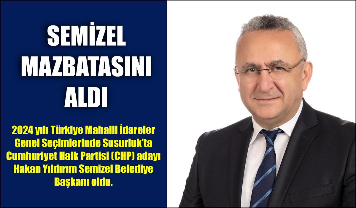 SEMİZEL MAZBATASINI ALDI