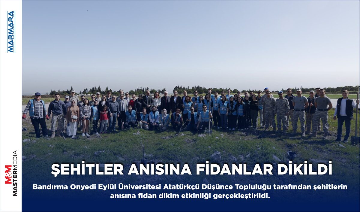 ŞEHİTLER ANISINA FİDANLAR DİKİLDİ