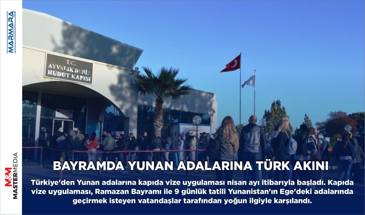 Türkiye'den Yunan adalarına kapıda