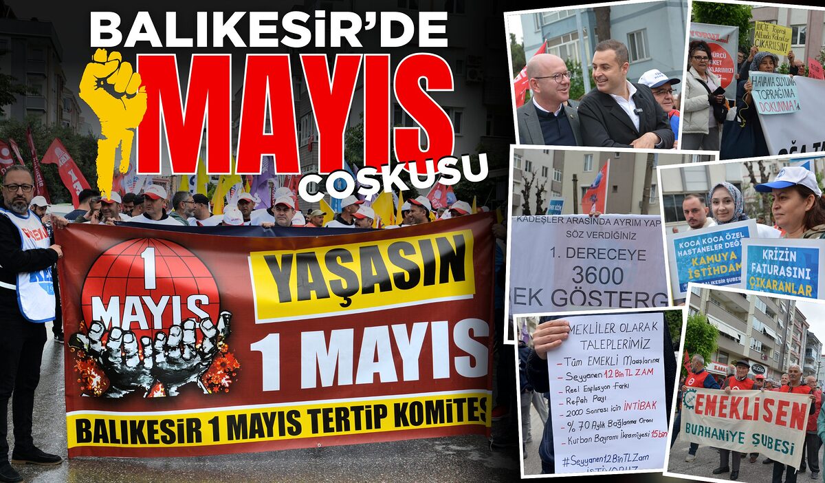 1 MAYIS’TA COŞKULU KUTLAMA