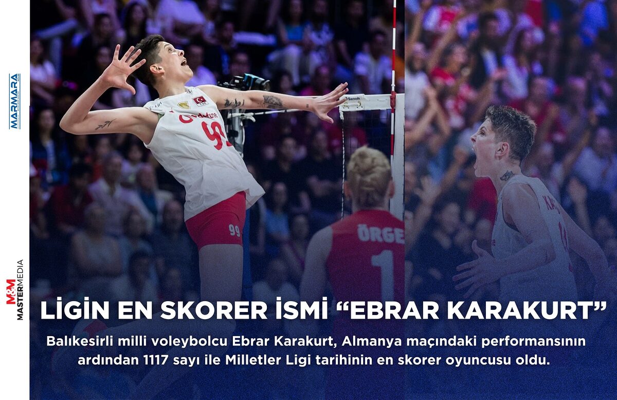 Balıkesirli milli voleybolcu Ebrar