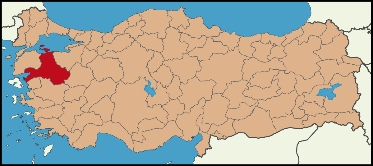 Latrans Turkey location Balikesir.svg - Marmara Bölge: Balıkesir Son Dakika Haberleri ile Hava Durumu