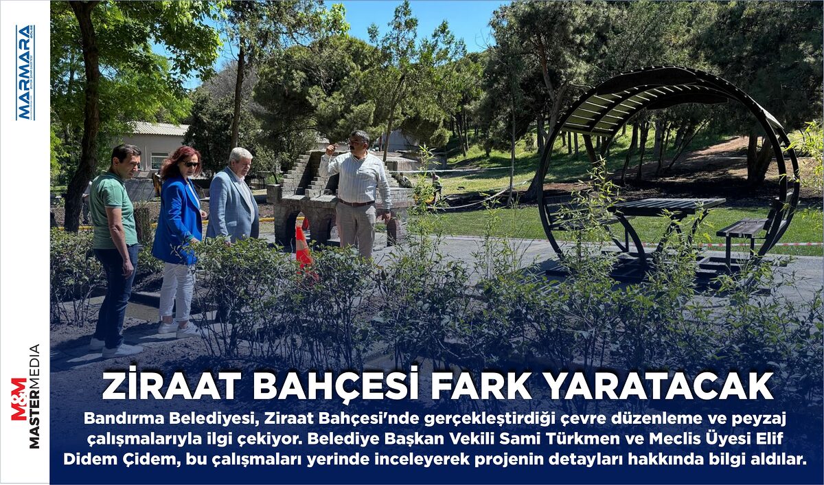 ZİRAAT BAHÇESİ FARK YARATACAK