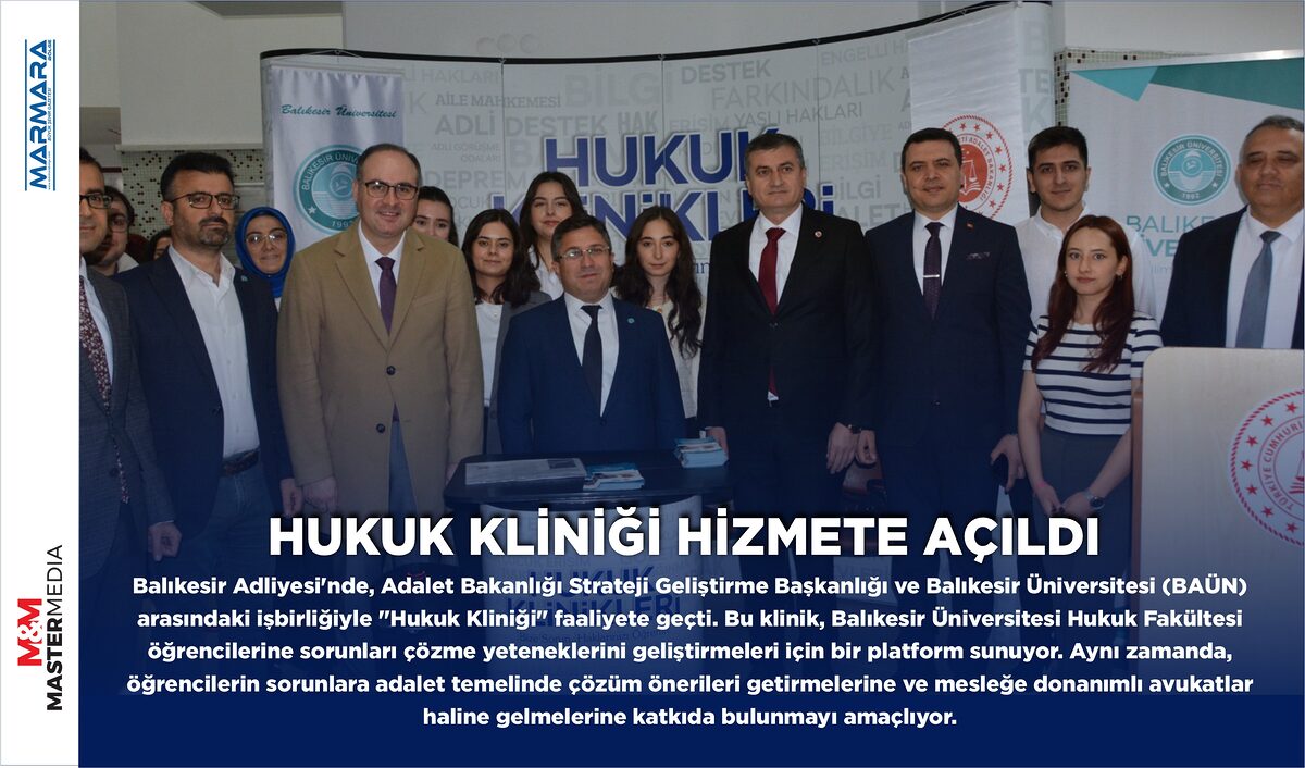 HUKUK KLİNİĞİ HİZMETE AÇILDI