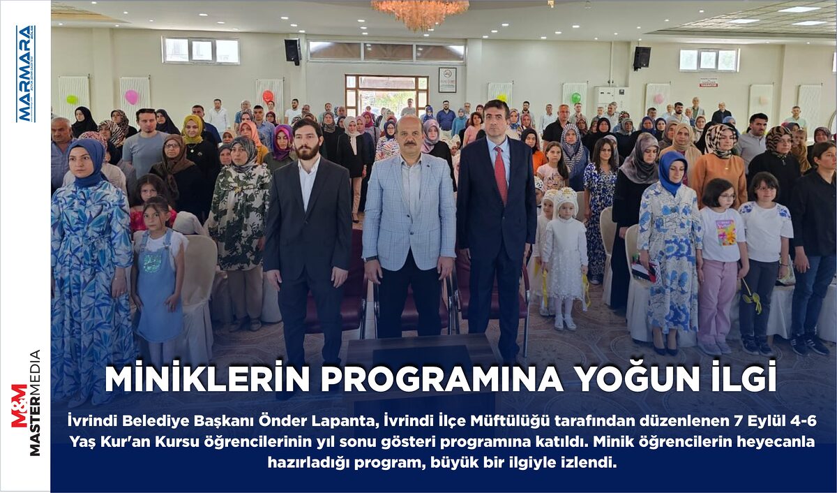 MİNİKLERİN PROGRAMINA YOĞUN İLGİ